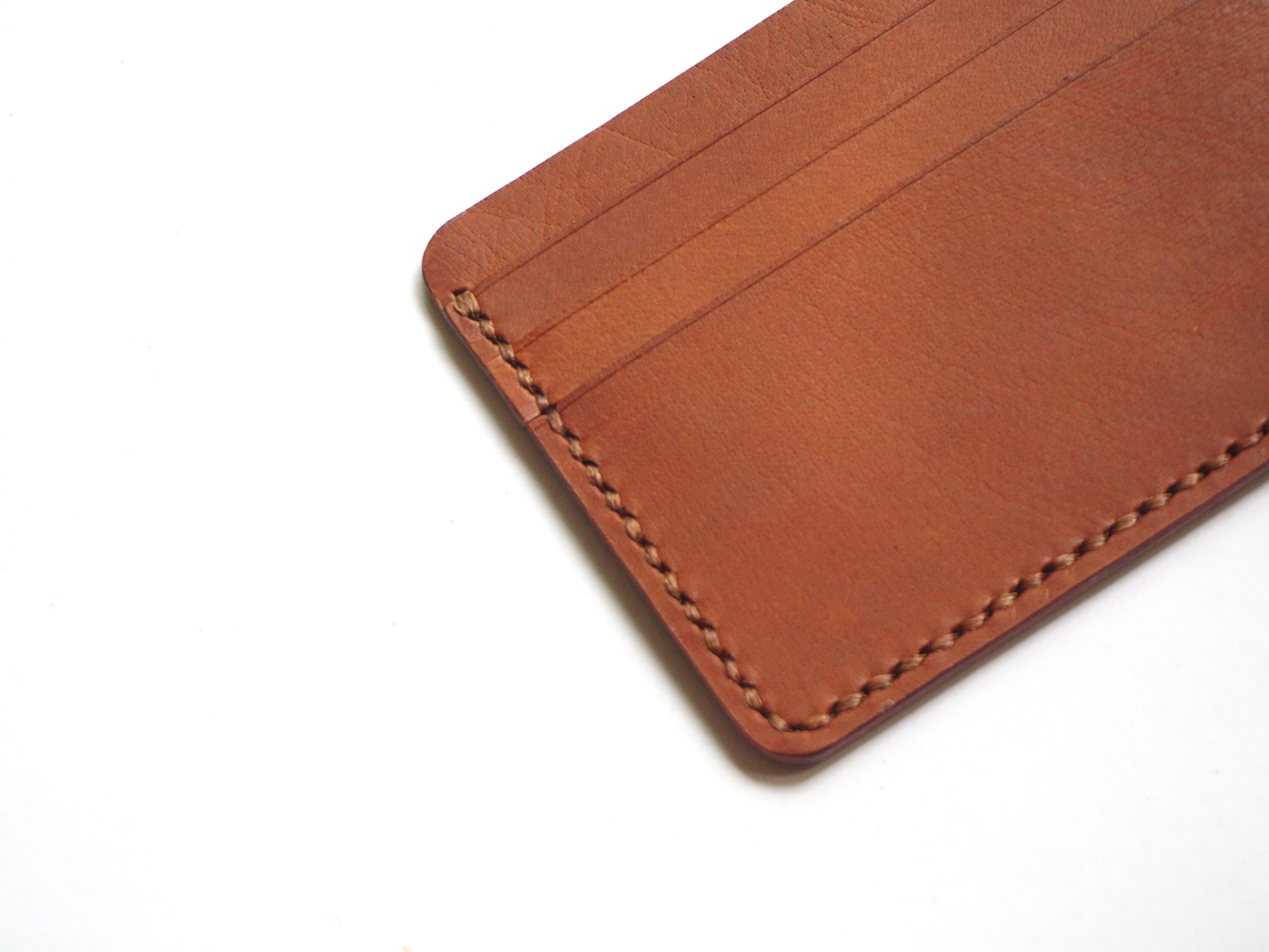 小物 Brown Brown/card case Leather Card Case Wallet/ Card Organiser in Brown - Card