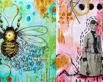 On-line class 5  - Art Journaling with Kate Crane