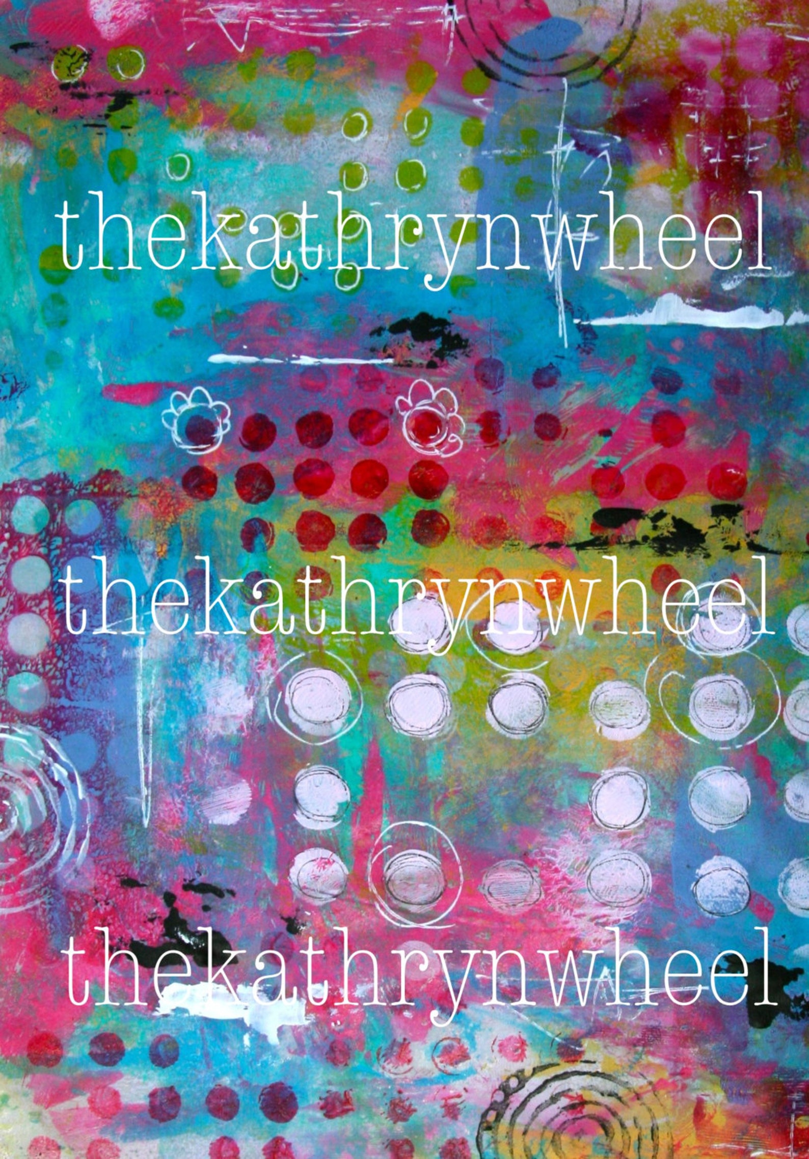 Set of 4 Mixed Media Backgrounds Instant Download Digital Etsy