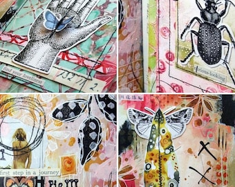 Cours en ligne 14 - Art Journaling - avec Kate Crane