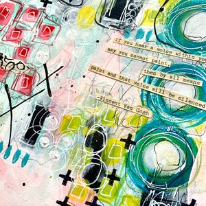 On-line LIVE class 15 Art Journaling with Kate Crane image 4