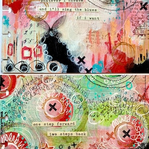 On-line class 4  - Art Journaling with Kate Crane (Recording now available to view)