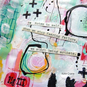 On-line LIVE class 15 Art Journaling with Kate Crane image 1