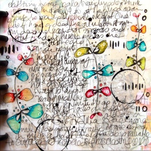 On-line class Playing with Plastic and the Grafix Mixed Media Journal image 6