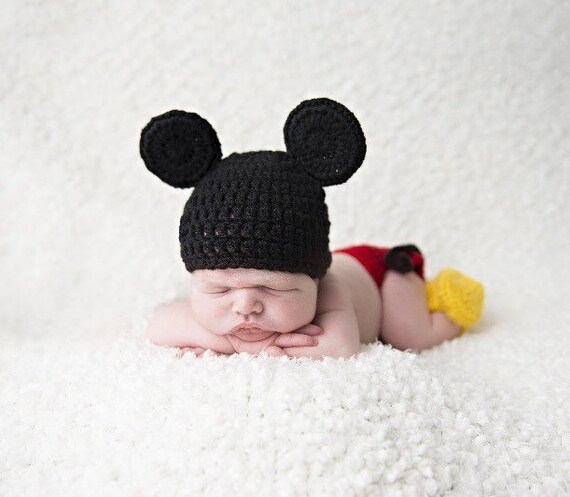 mickey mouse crochet baby outfit