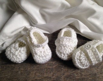 Baby Christening Shoes, Baby Christening Booties, Baby Dedication Shoes, White Baby Shoes, Baby Baptism Booties, White Baby Booties