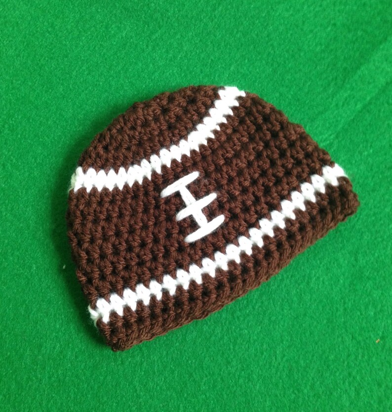 Crochet Newborn Football Outfit Baby Boy Football Hat Etsy