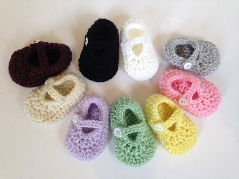 Newborn Booties Baby Girl Shoes Mary Jane Shoes Newborn Etsy