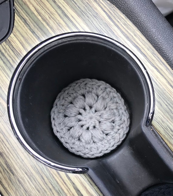 Crochet Car Coasters Car Accessories Crochet Cup Holder Etsy