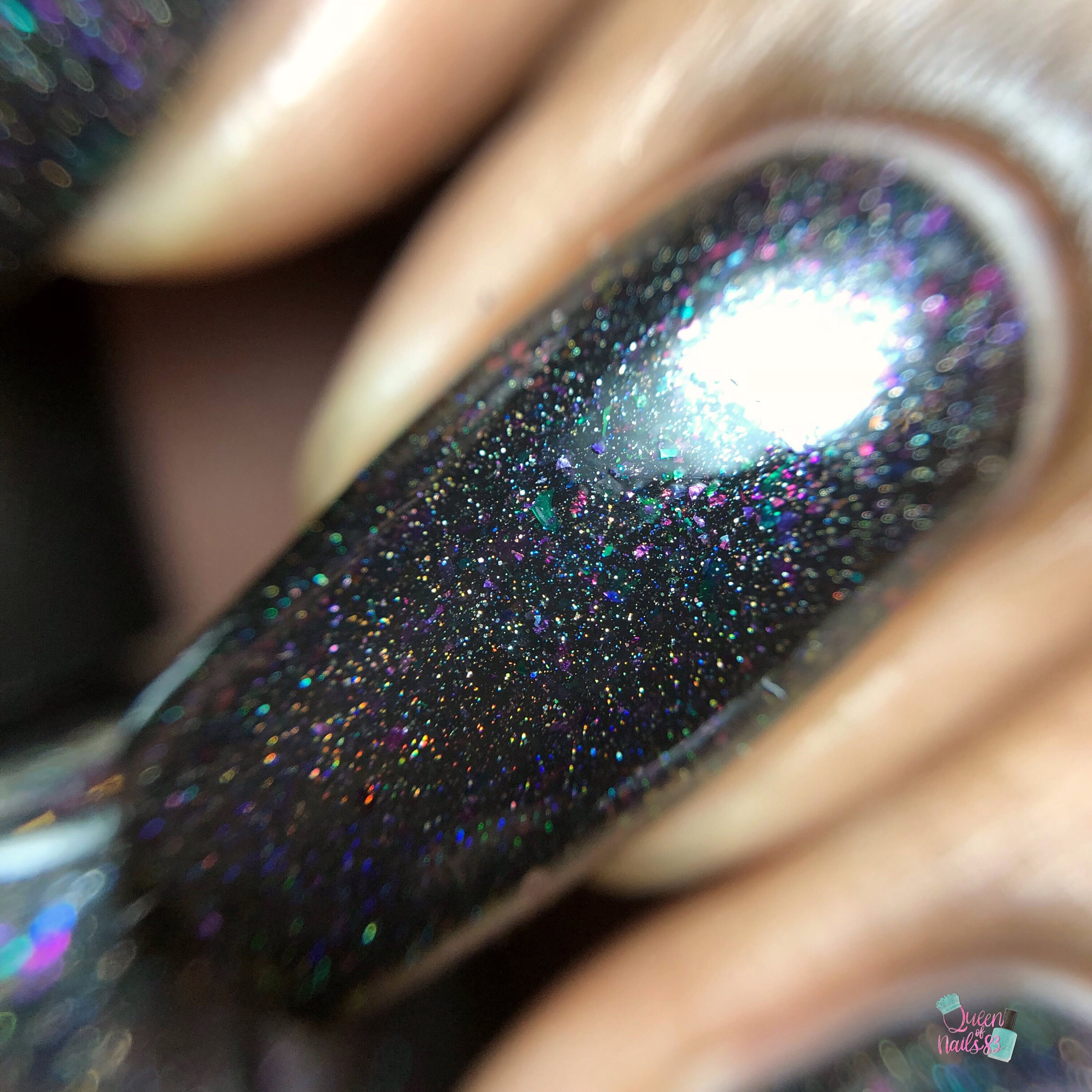 Escamas Mylar Nail Art Brillo Holográfico Blanco Para Uñas