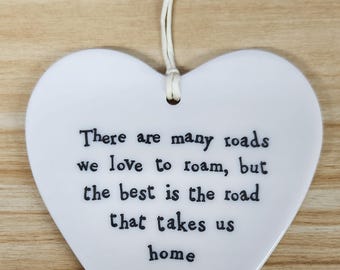 East of India Porcelain Heart, There are many roads