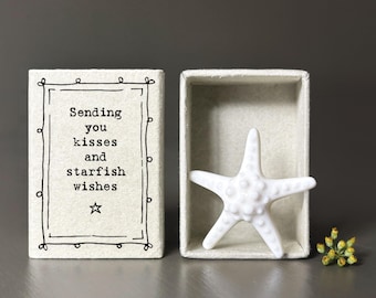 Starfish - Matchbox Gift -friendship gift - keepsake gift