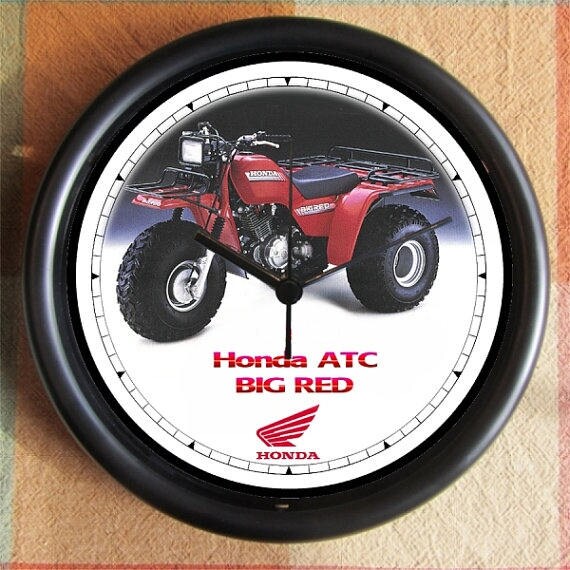 Honda atc 200x 8 inch wall clock 