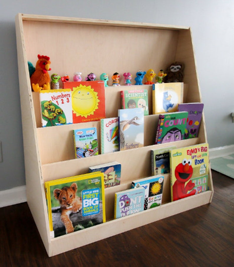 Montessori shelf toy shelf bookshelf 2 shelf set WOODWORKING PLANS image 2