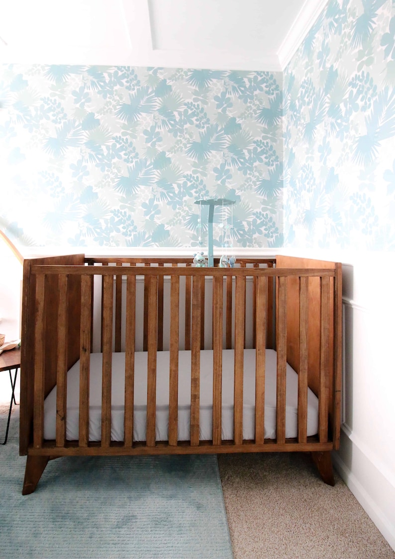 Mid Century Modern Baby Crib Woodworking PDF Plans Printable Etsy