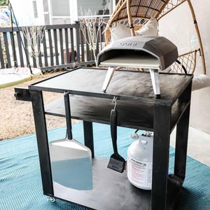 Rolling Pizza Oven Cart PDF Printable Woodworking Plans