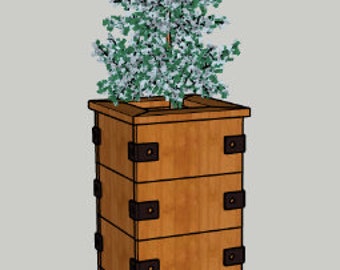 Tree planter - Printable PDF Woodworking Plans