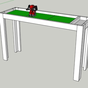 Simple Building Bricks Table Woodworking PDF Plans Printable