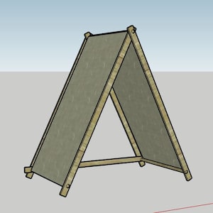 DIY Kids Play Tent Woodworking PDF Plans Printable