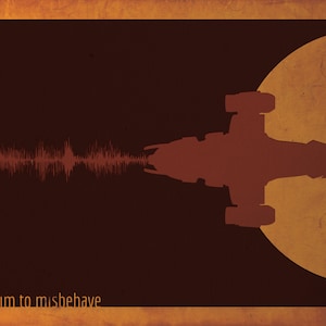 Firefly / Serenity inspirierte digitale Klangschale mit dem Ziel, mich falsch zu verhalten