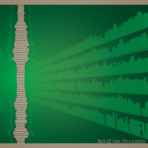 Ghostbusters inspired &quot;back off man&quot;  Digital Soundform