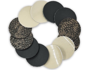 12pk-Leather Leaf Small Die Cut /"Butterlicious/" Sassy Seal Brown DIY Earrings