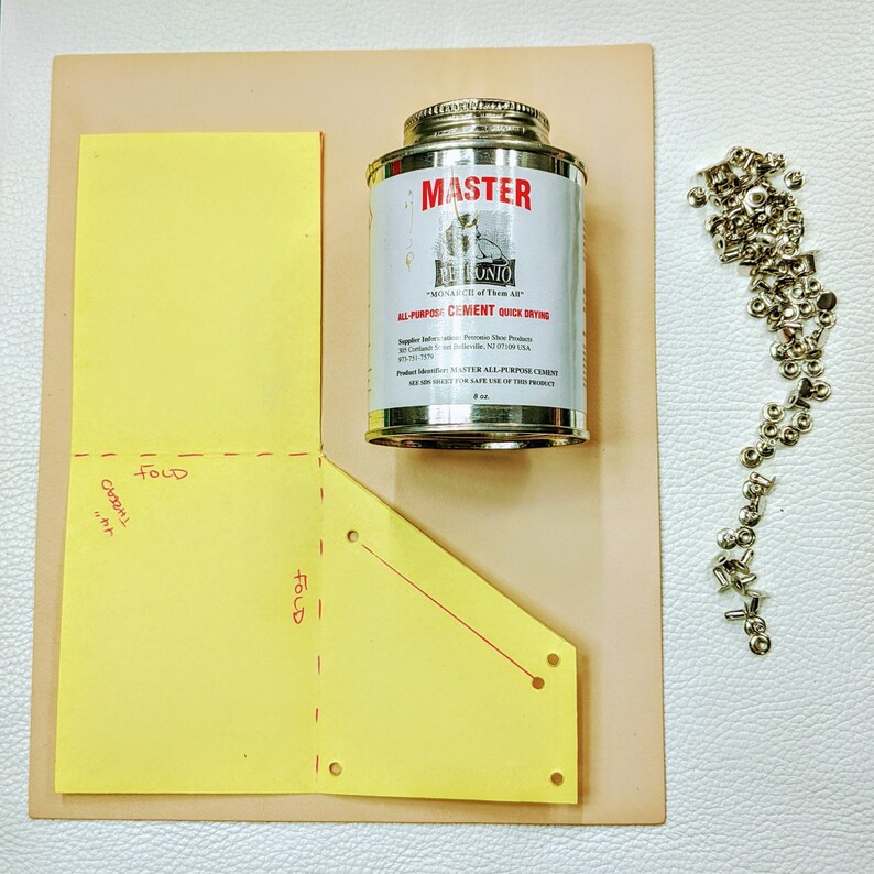 Make Your Own Leather Wallet Kit Leatherworking Kit DIY Kit Etsy