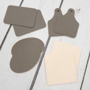 Genuine Veg-Tan Leather Patch Blanks – Square 2.5" for Stamping & Engraving
