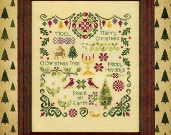 Antique Christmas Sampler