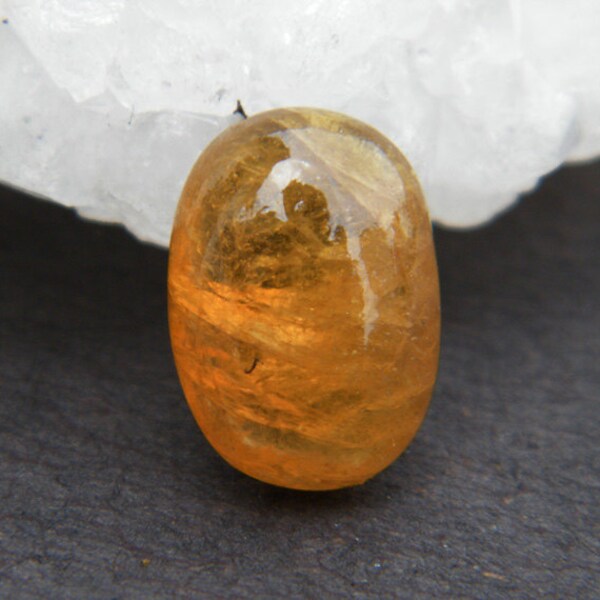 Natural Tourmaline, (15x11x7 MM) Oval Shape Tourmaline Cabochon, 10Ct. Semiprecious Gemstone S-11983