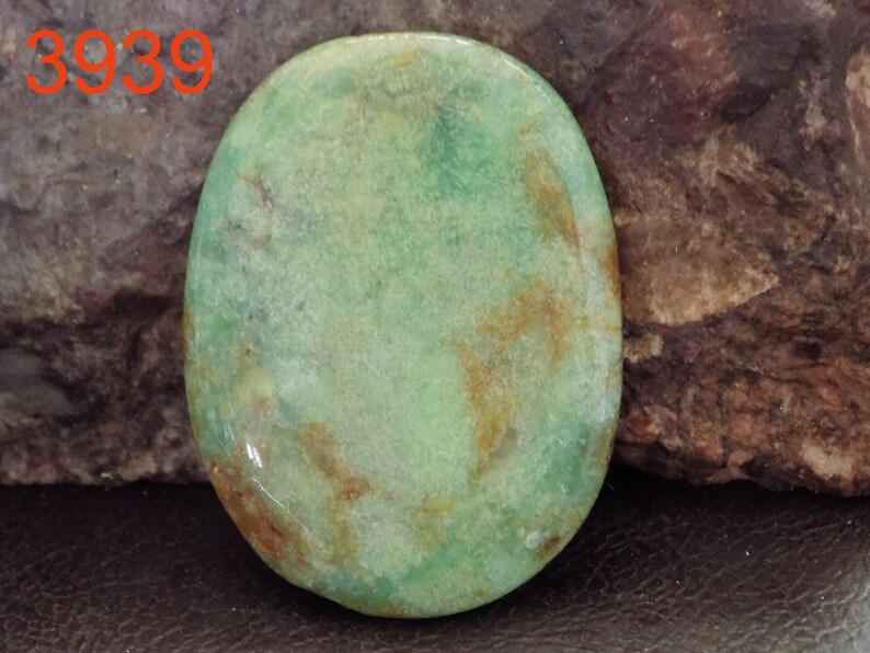 Chrysoprase Gemstone Green Chrysoprase Cabochon Natural Semiprecious Gemstone