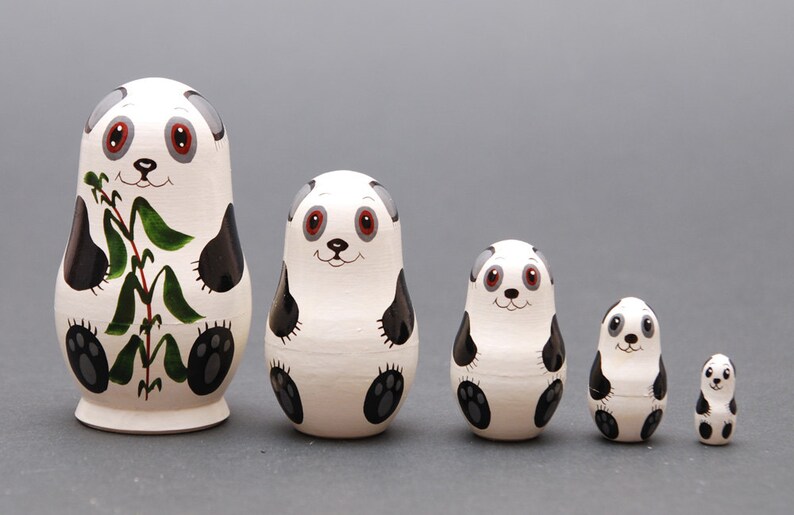 panda nesting dolls