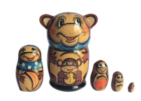 monkey nesting dolls