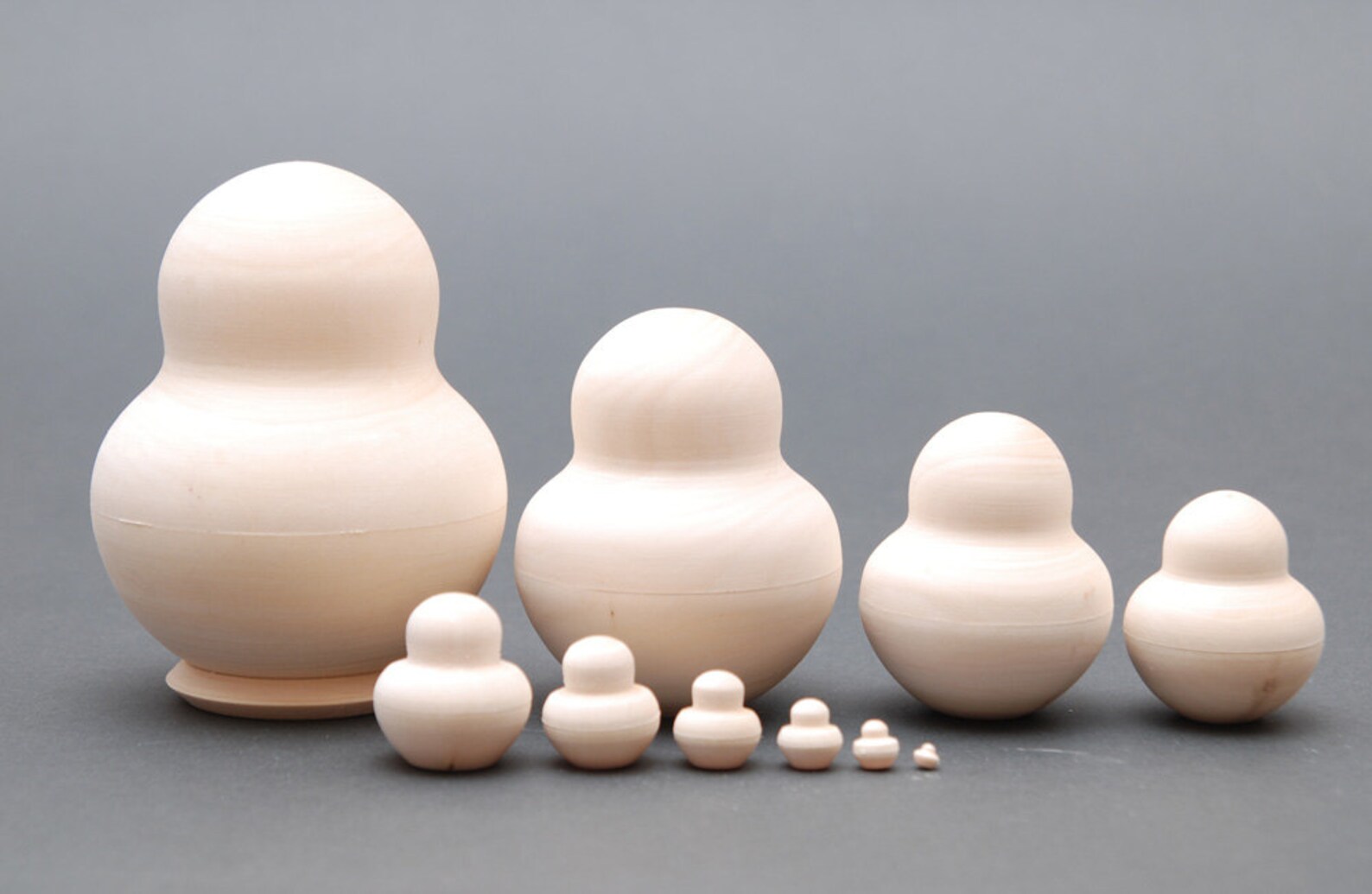 Blank wooden matryoshka babushka russian nesting doll Etsy