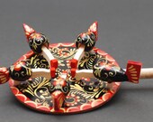 Hölzernes Spielzeug-5 Hühner, Mais pflücken, Free Shipping plus Gratis Geschenk!