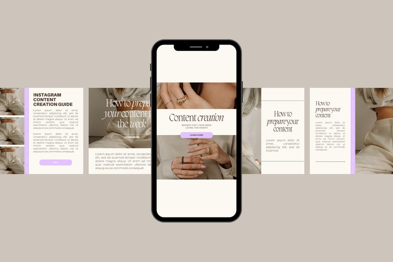 Aesthetic Instagram Post Template | Instagram Template | Instagram Post ...