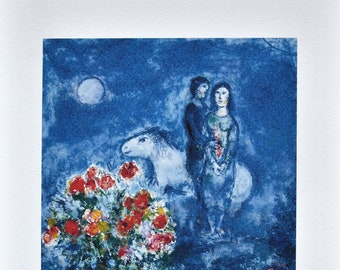 Lithographie de Marc Chagall, édition limitée, tirage d'art