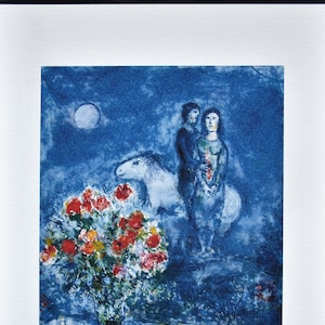 Litografia Marca Chagalla, edycja limitowana, wydruk artystyczny