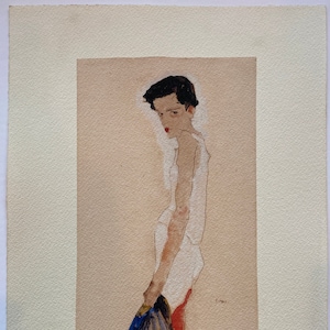 Egon Schiele, Lithographie, Limitierte Auflage