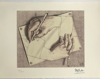 M.C. Escher, Lithograph, Limited Edition, Lithographic Art
