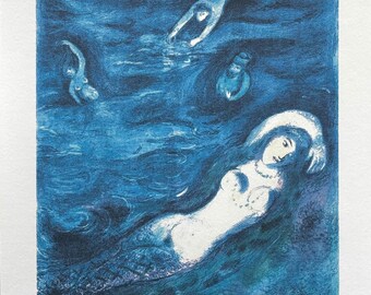 マルク・シャガール 1971年オリジナル版画 シャガール美術館所蔵 +