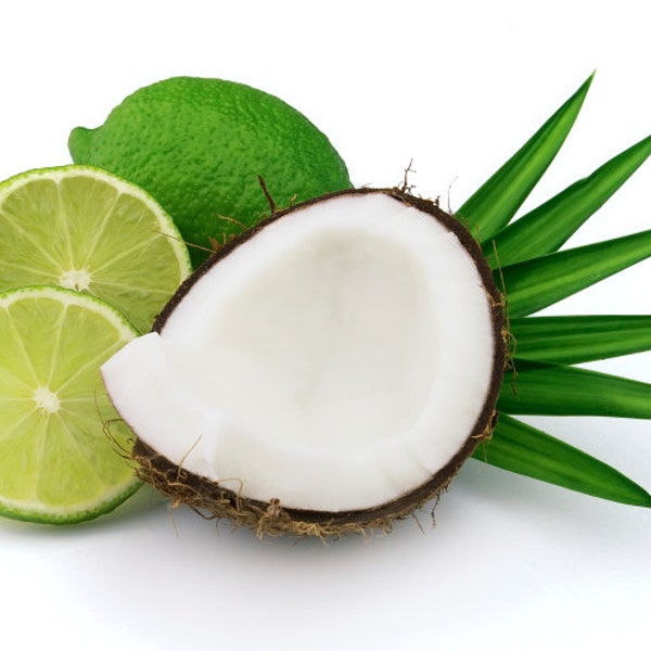 1- 16 Ounce Coconut  Lime Verbena Type Fragrance Oil for candle/soap making Free Shipping