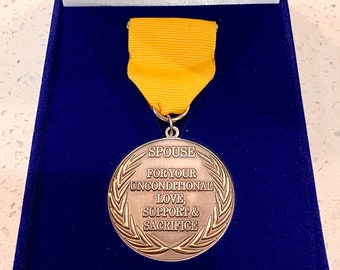 Spouse Medal with presentation case