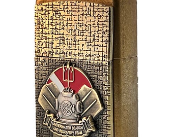 Underwater Search and Rescue Vintage Custom Lighter