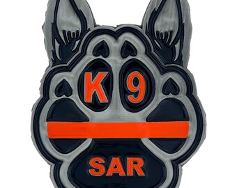 Search & Rescue K9-auto-embleem