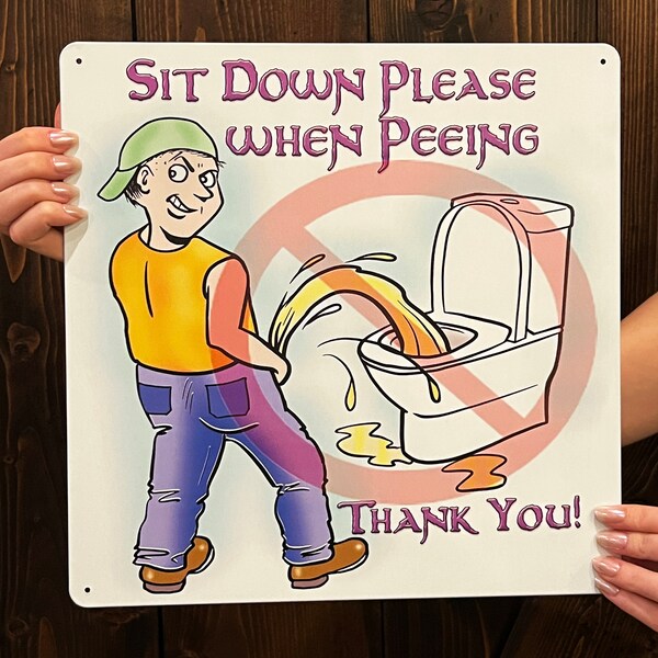 Sit Down Pee Etsy