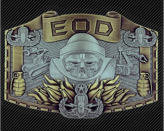 EOD belt buckle