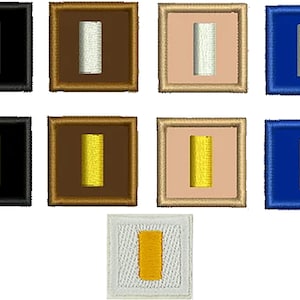 Cuello bordado Rango LT 1 x 1