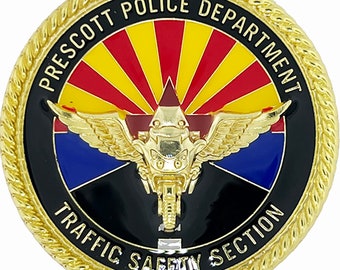 Prescott Arizona Motor Unit Challenge Coin