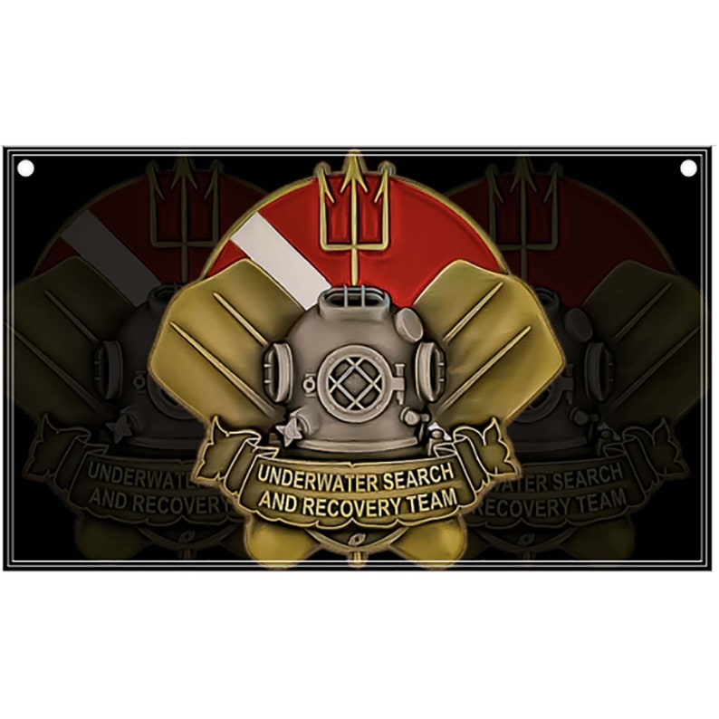 Recovery One Rvb Emblem 3 X 5 Underwater Search and Recovery Team Flag - Etsy